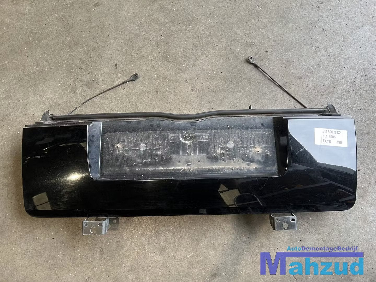 CITROEN C2 Zwart EXYB achterklep onder 2002-2010, Autos : Pièces & Accessoires, Arrière, Citroën, Stellantis N.V., Utilisé