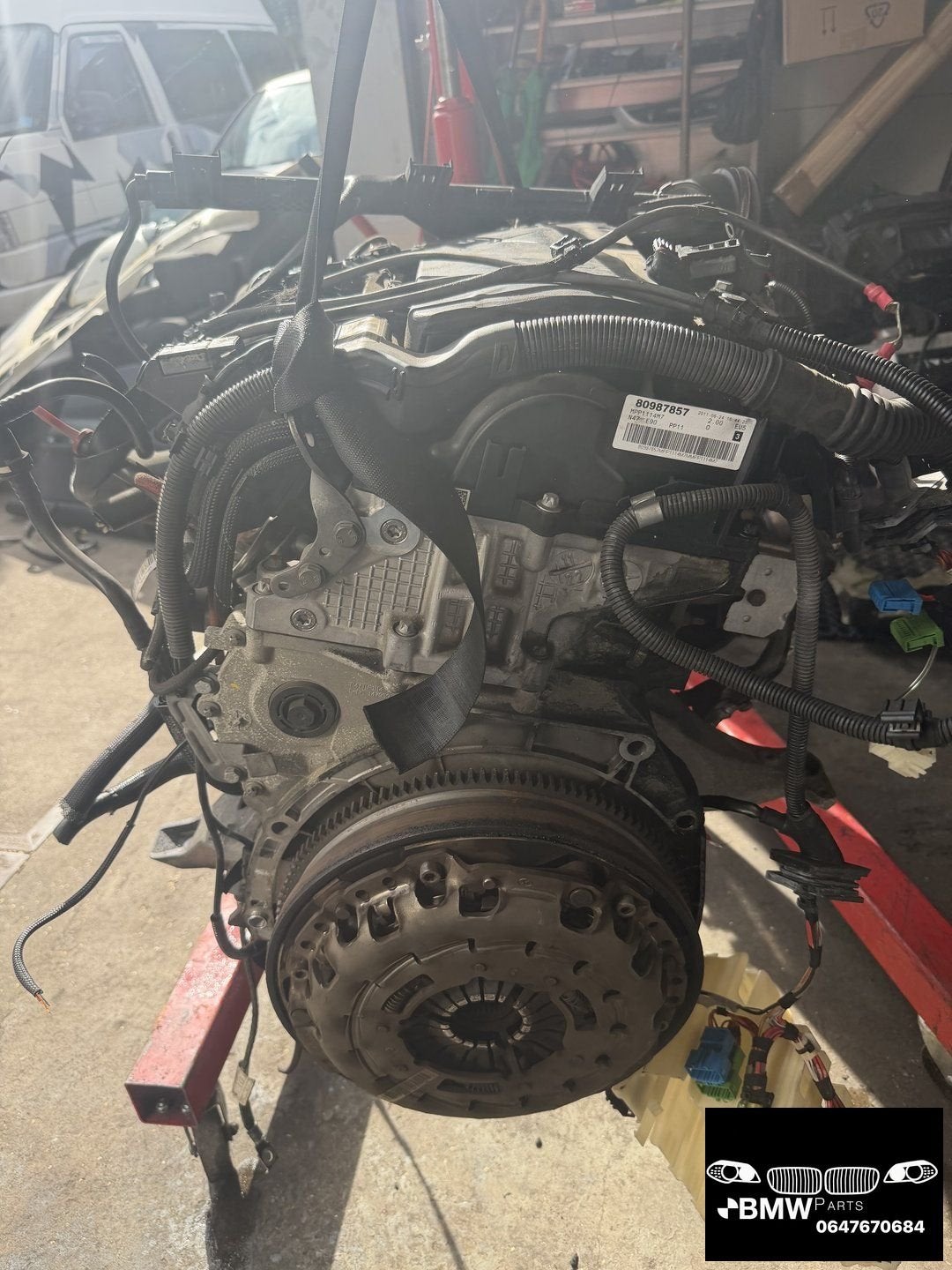 N47D20C motor bmw 320D E90 E91 2012 versprongen distributie, Autos : Pièces & Accessoires, -, Origine de la pièce connue, Utilisé