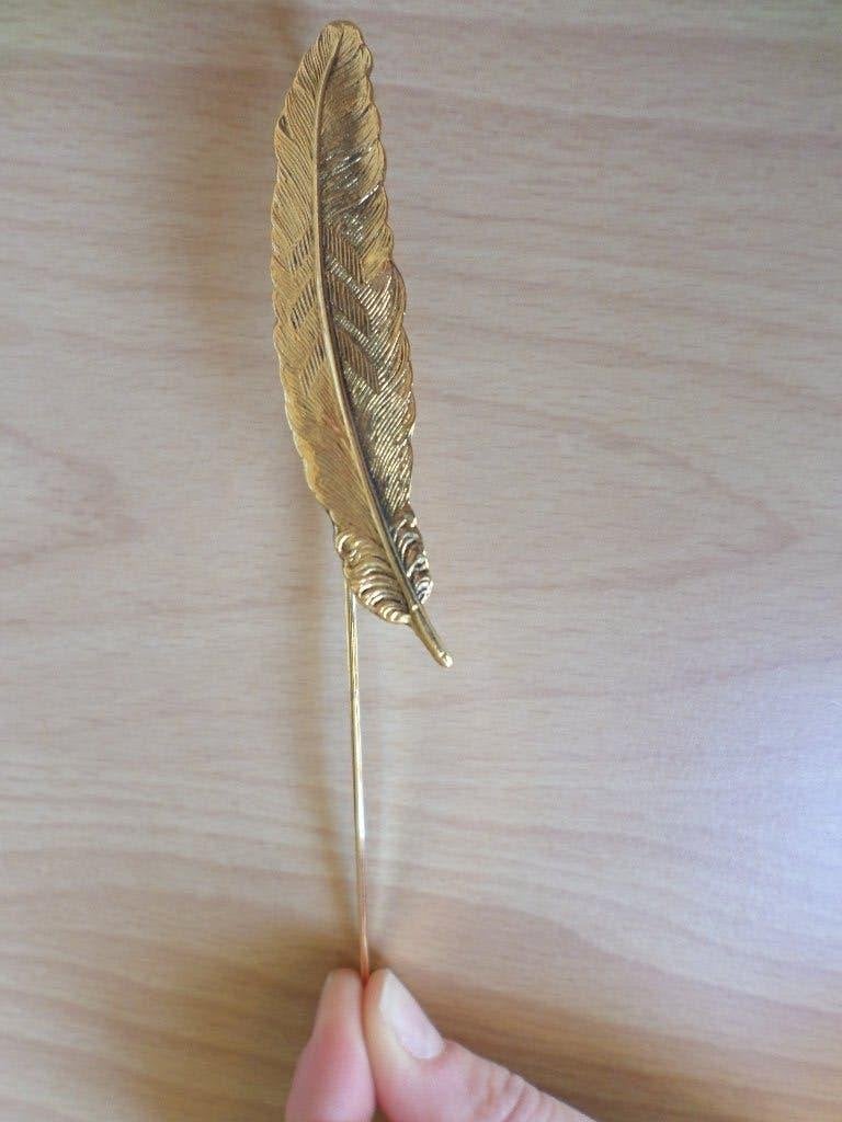 Bladwijzer met gouden veren, Verzamelen, Ophalen of Verzenden, Nieuw, Overige onderwerpen