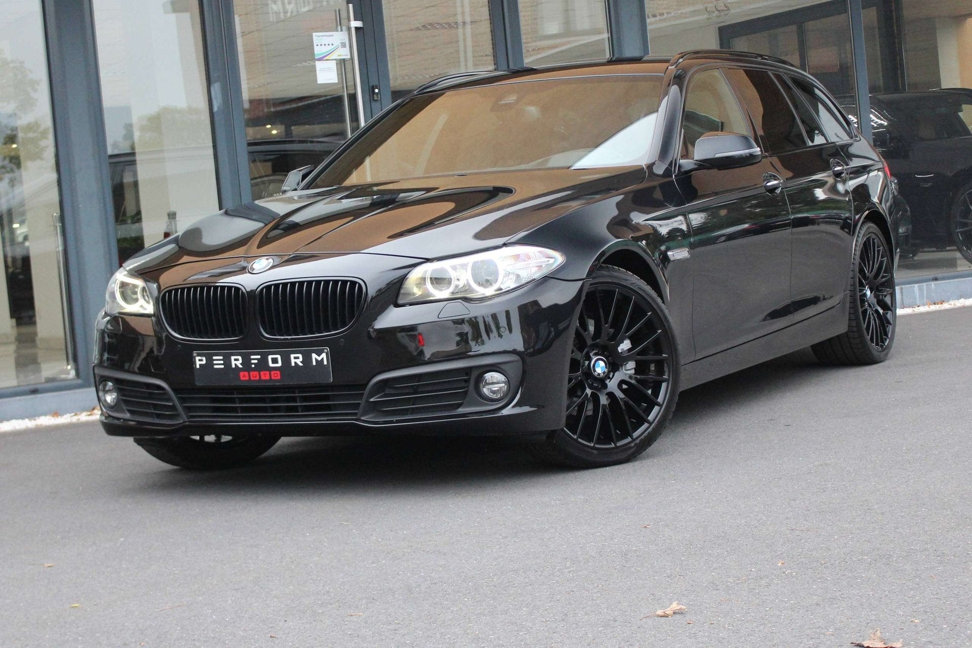 BMW 518 d*SPORTLINE PRO*SHADOWNLINE*AUTOMAAT*, Auto's, Dealer onderhouden, 4 cilinders, Zwart, 5 deurs