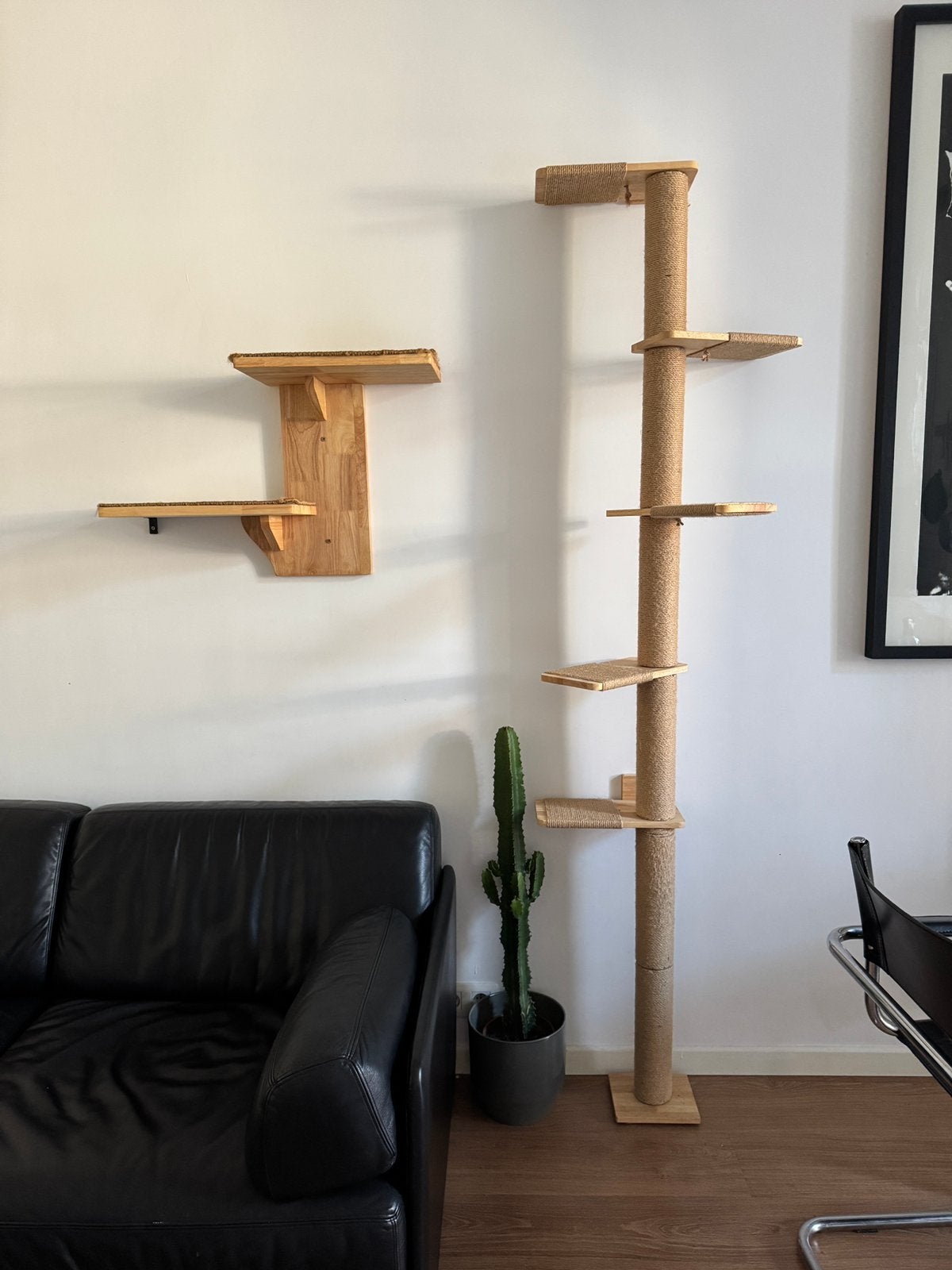 Ensemble arbre à chat/meuble en forme de crabe, Animaux & Accessoires, Enlèvement, Utilisé