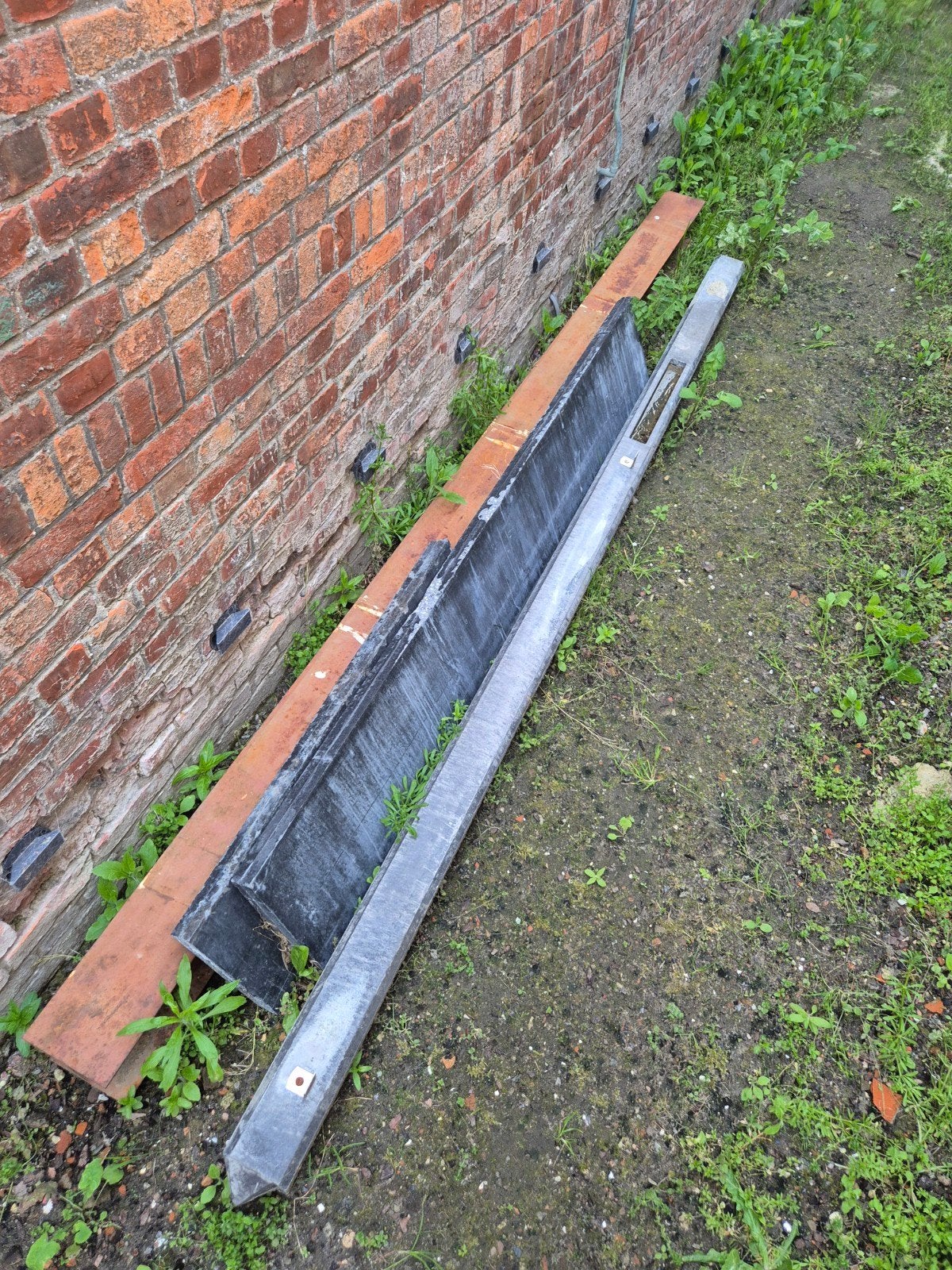 Schutting paal en plank beton, Tuin en Terras, Schuttingen, Ophalen