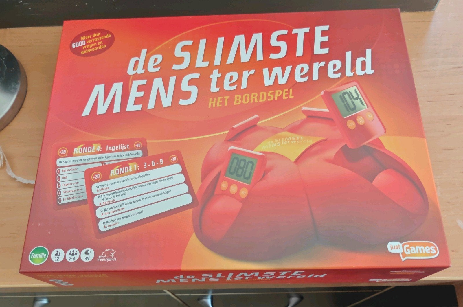 gezelschapsspel 'De Slimste Mens Ter Wereld', Hobby en Vrije tijd, Ophalen