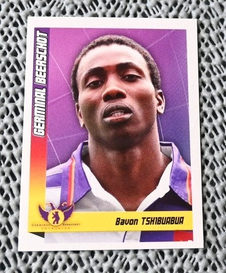 Panini Football 2011 Germinal Beerschot / Bavon Tsibuabua, Verzenden, Nieuw, Poster, Plaatje of Sticker