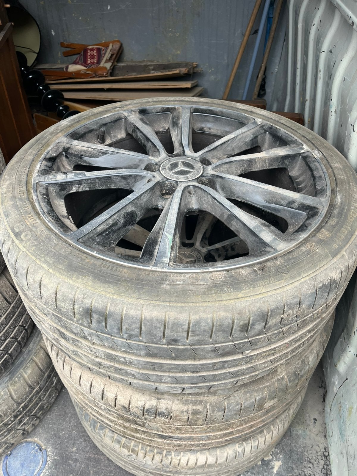 3 jantes mercedes, Autos : Pièces & Accessoires, Enlèvement, Jante(s)