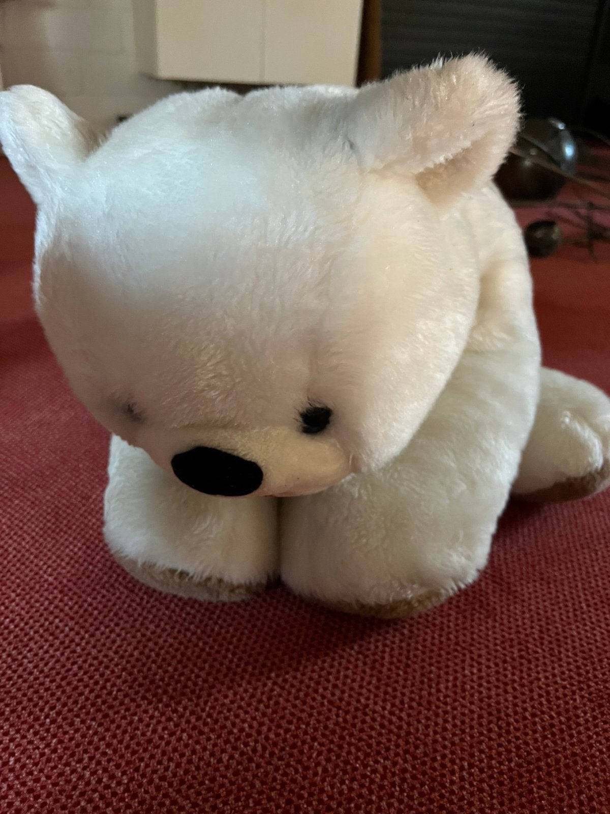 Grote ijsbeer, 75 cm lang, Blanc, Comme neuf, Ours, Enlèvement