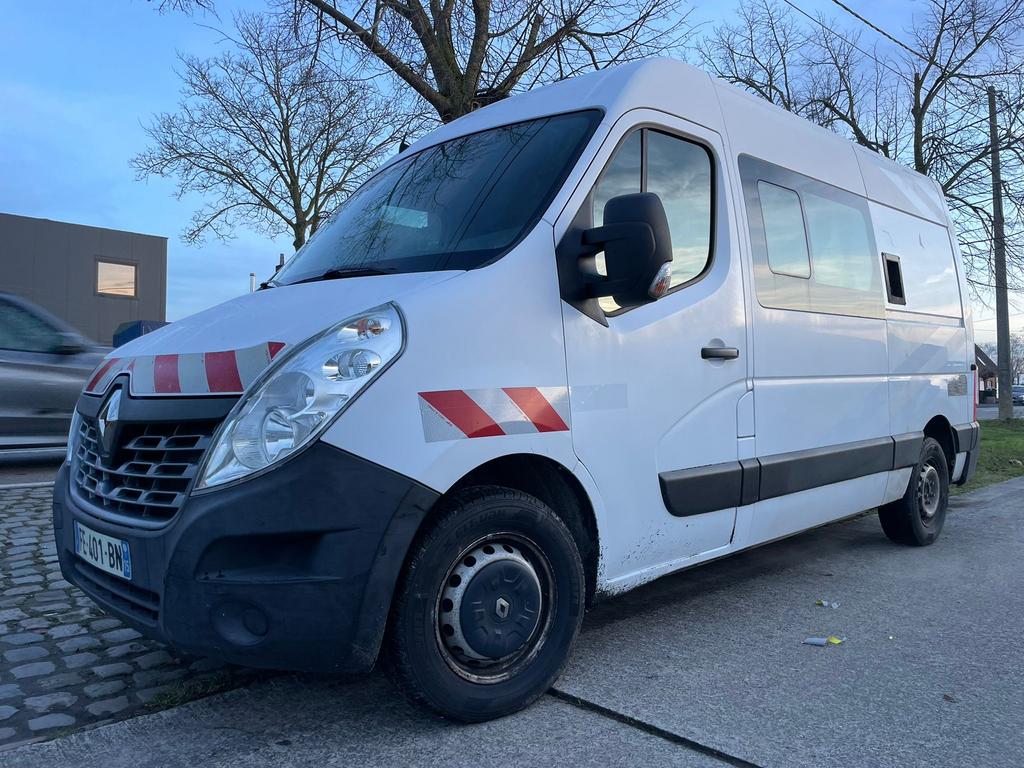 Renault Master 6 plaatsen,Bj:2019, 169.000km, L2H2,a/c,GPS,, Ophalen, Zo goed als nieuw