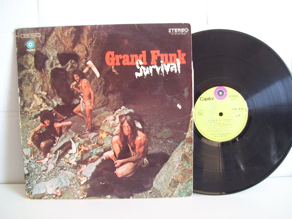 GRAND FUNK RAILROAD  survival, 12 pouces, Pressage original, Enlèvement ou Envoi, 1970 - 1979
