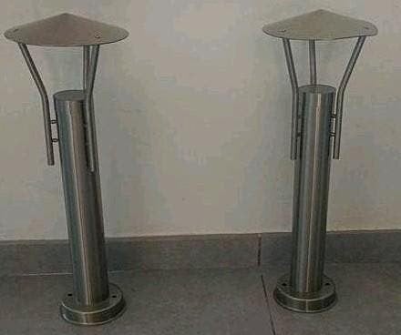 NIEUW inox verlichtingspaal 48 cm -  25 €/stuk, Tuin en Terras, Ophalen, Nieuw