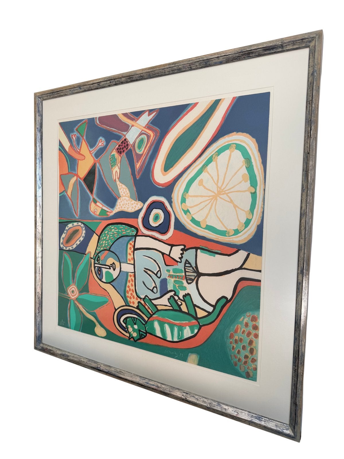 Corneille (1922 - 2010) - Au coeur de l'été, la femme 2/200, Ophalen of Verzenden, Lithografie