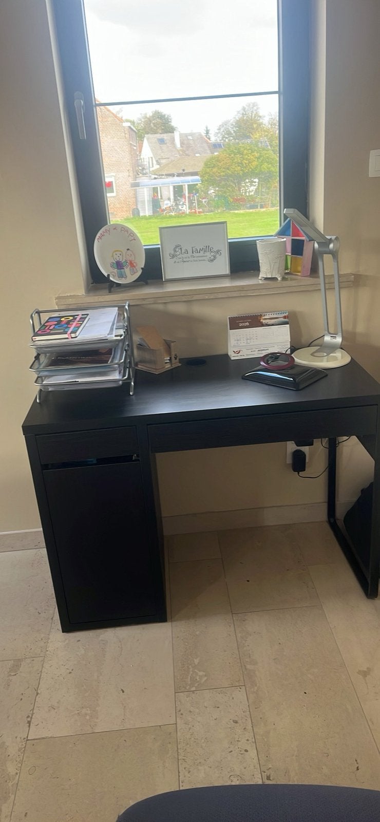 Bureau ikea serie Micke, Maison & Meubles, Enlèvement, Comme neuf, IKEA, Brun