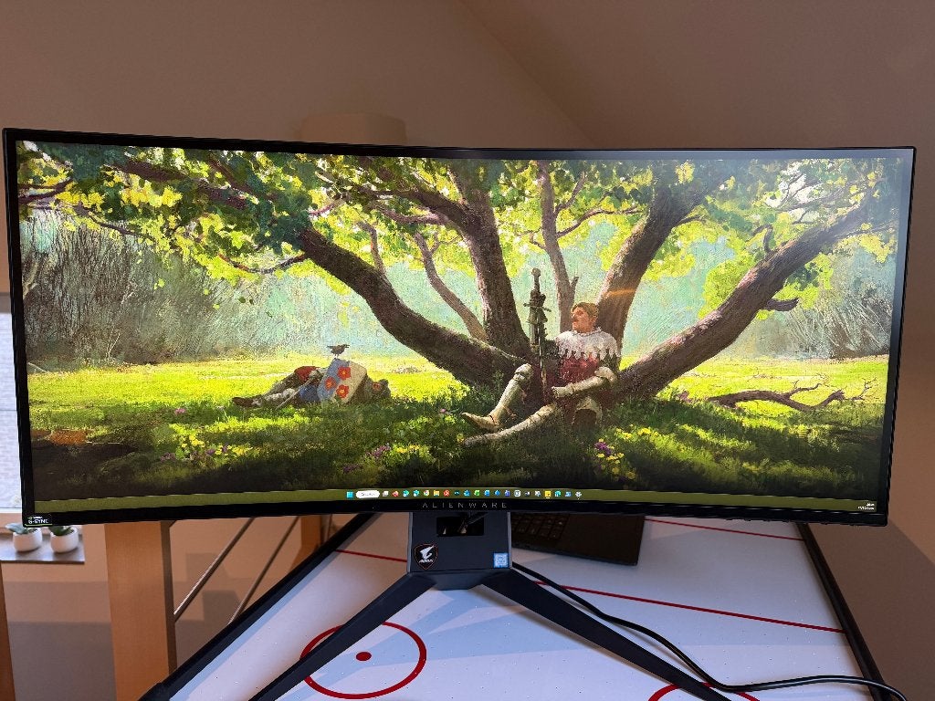 34" Alienware AW3418DW, Gebruikt, Alienware, DisplayPort, Overige resoluties