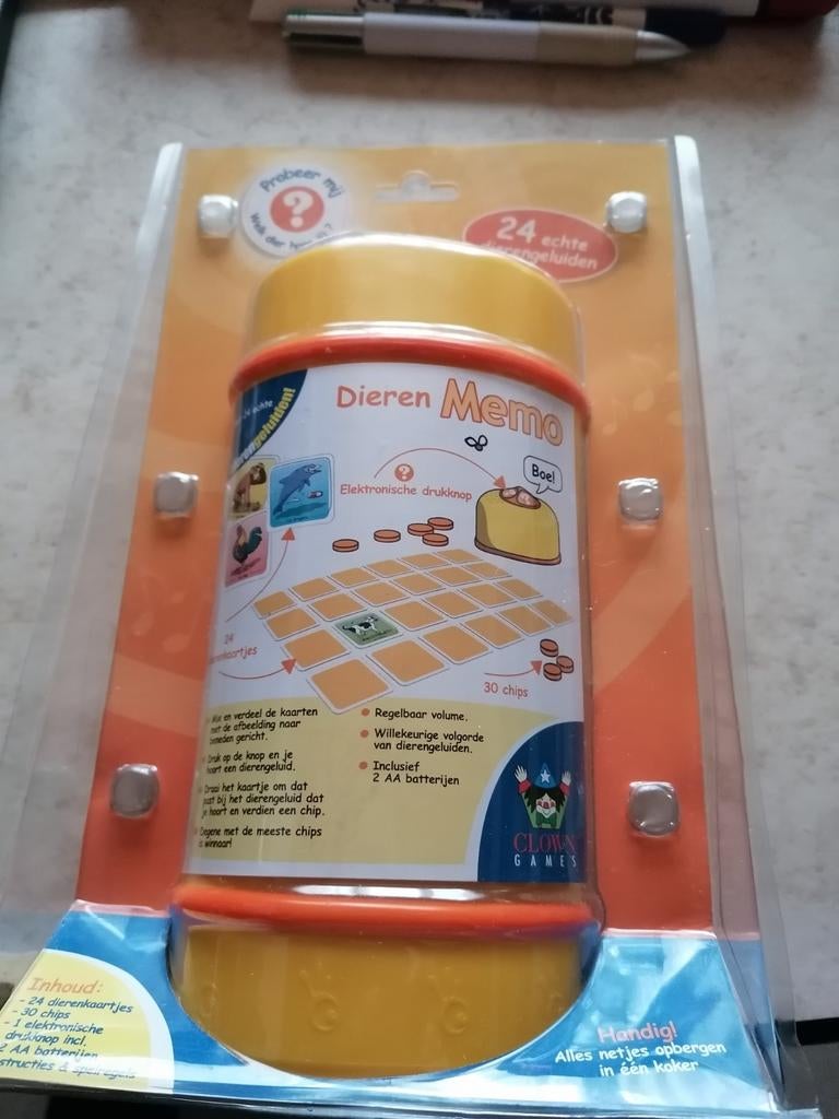 Memory spel nieuw, Enlèvement