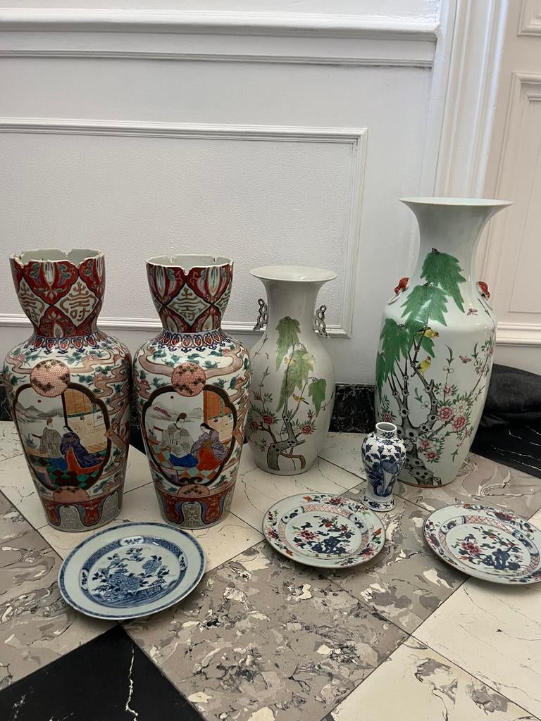 Groot lot antiek chinees porselein, Ophalen of Verzenden