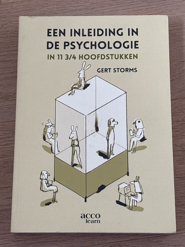 Een Inleiding In De Psychologie, Boeken, Ophalen, Zo goed als nieuw, Gert Storms, Cognitieve psychologie