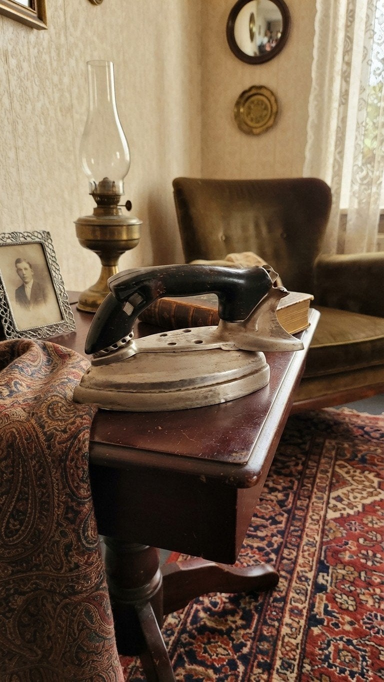 Vintage strijkijzer, Antiek en Kunst, Ophalen