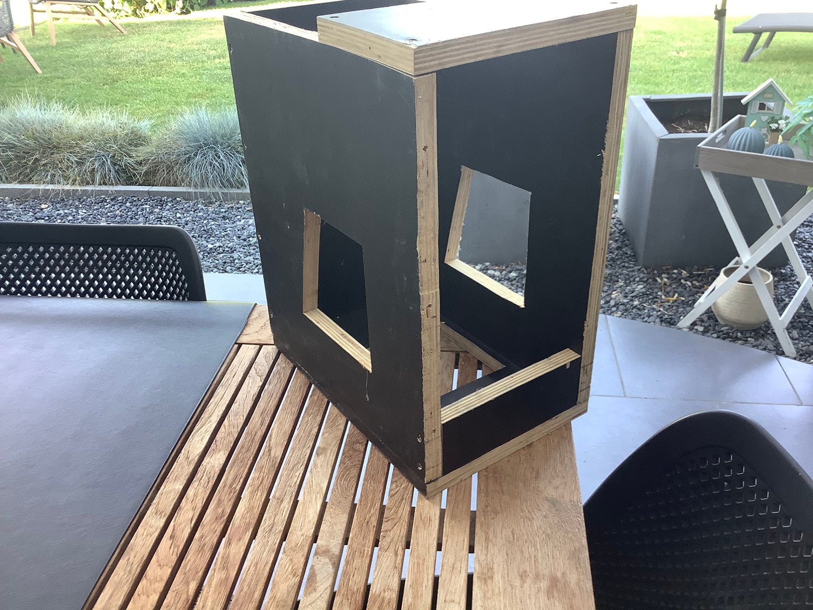 Houten bak voor Makita radio in te plaatsen, Ophalen, Zo goed als nieuw