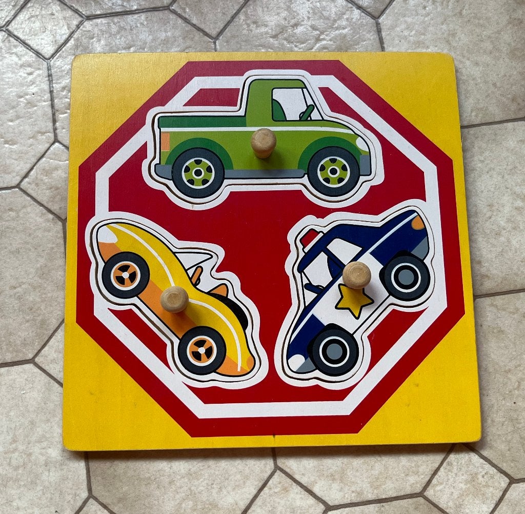 Insteek puzzels, Kinderen en Baby's, Ophalen, Gebruikt, Puzzelen