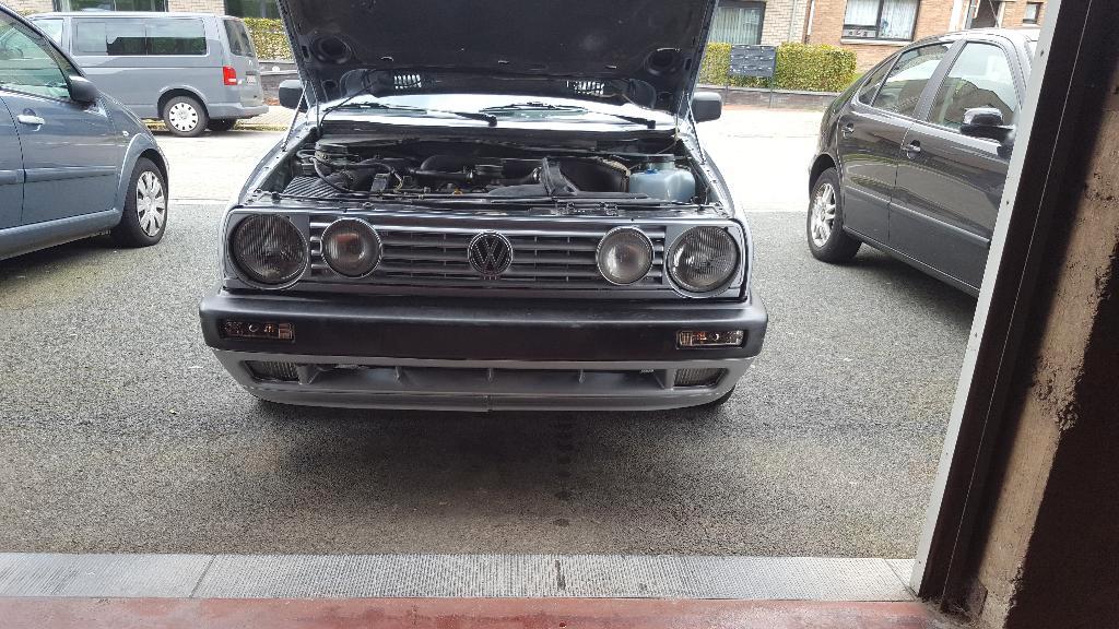 Golf 2 diesel.  Met digifiz, USB, Leder, Particulier, Zilver of Grijs