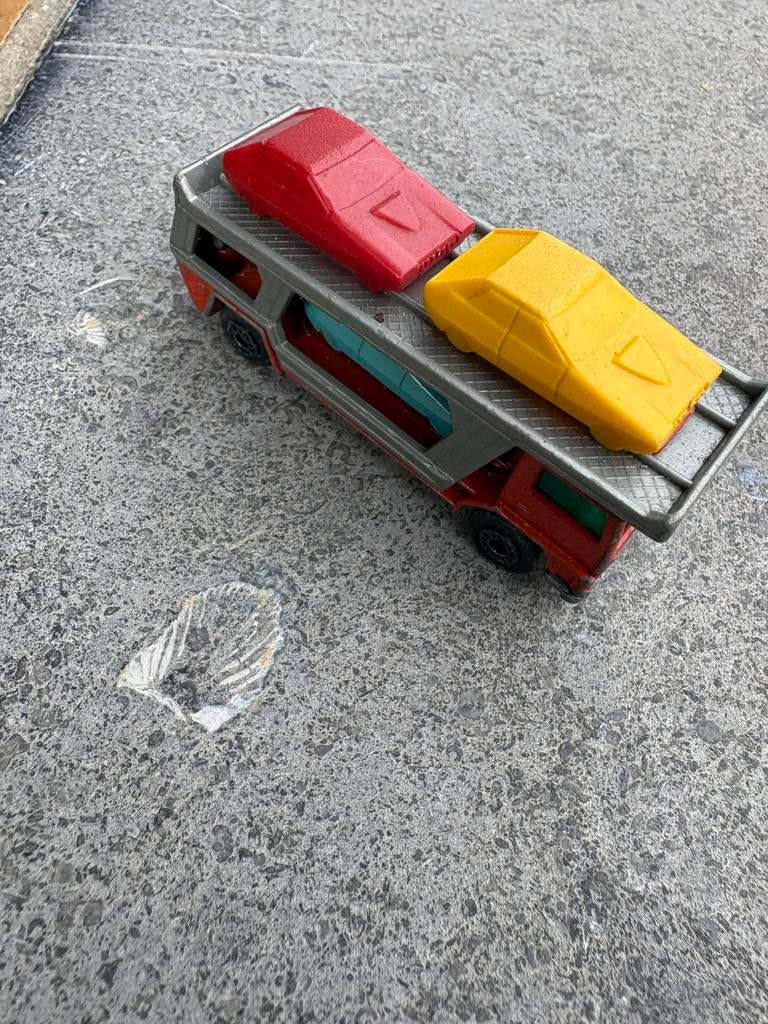 Matchbox car transporter, Ophalen, Zo goed als nieuw