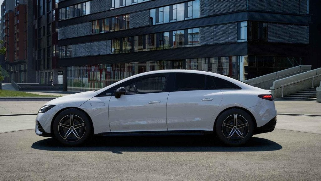 Mercedes-Benz EQE-Klasse 350 4MATIC Berline AMG Line Night P, Automaat, Wit, 96 kWh, Automatische klimaatregeling