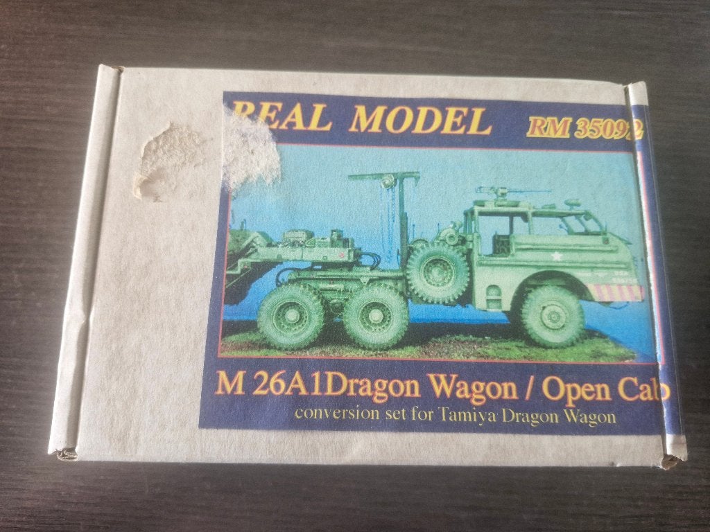 Real Model 1/35 M26A1 Dragon Wagon Open Cab conversion kit, Overige merken, 1:32 tot 1:50, Nieuw, Ophalen of Verzenden