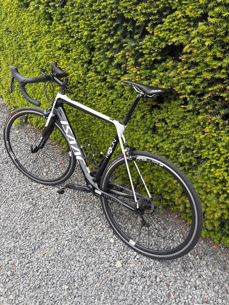 Isaac Carbon Racefiets – M - Ultegra, Fietsen en Brommers, Zo goed als nieuw, Meer dan 20 versnellingen, 53 tot 57 cm, Ophalen