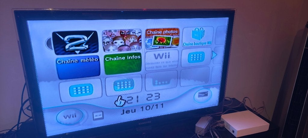 Nintendo Wii rétrocomptatible Gamecube, Enlèvement, Utilisé, Sans contrôleur, Avec jeux