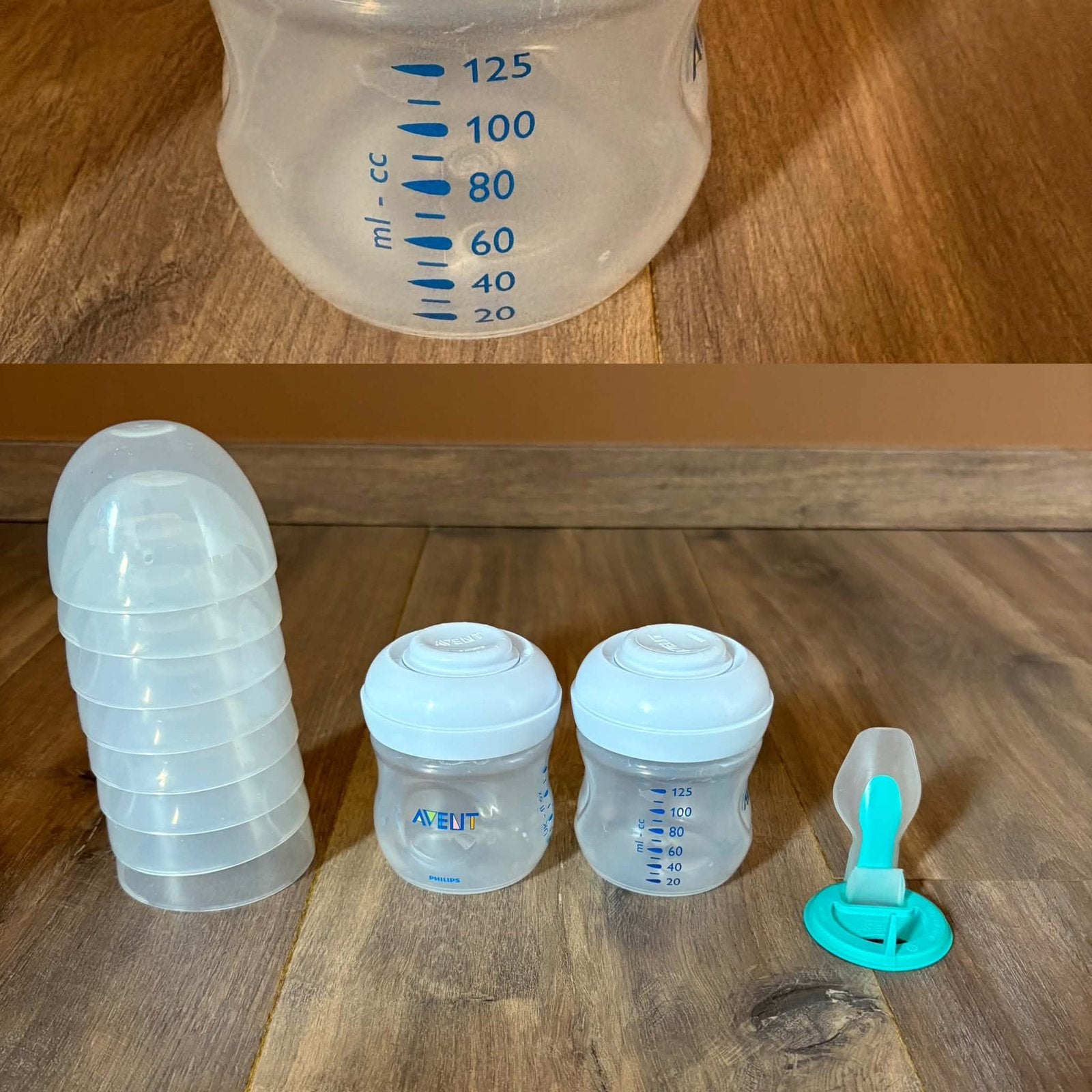 Babyflessen + doppen avent, Ophalen, Zo goed als nieuw