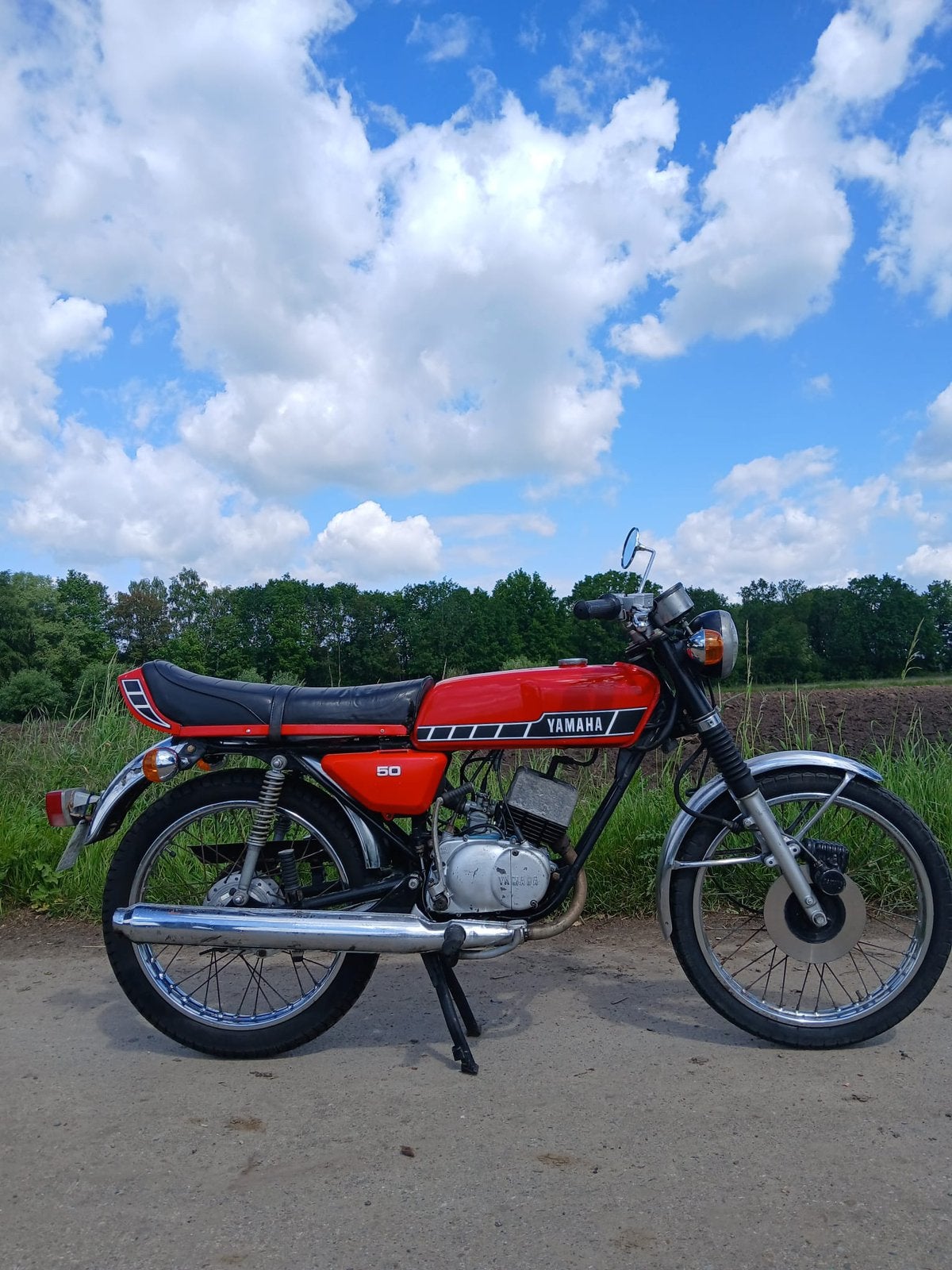 Yamaha RD50M Typ 1 (1977), Vélos & Vélomoteurs, 5 vitesses, Yamaha, Classe B (45 km/h), Enlèvement