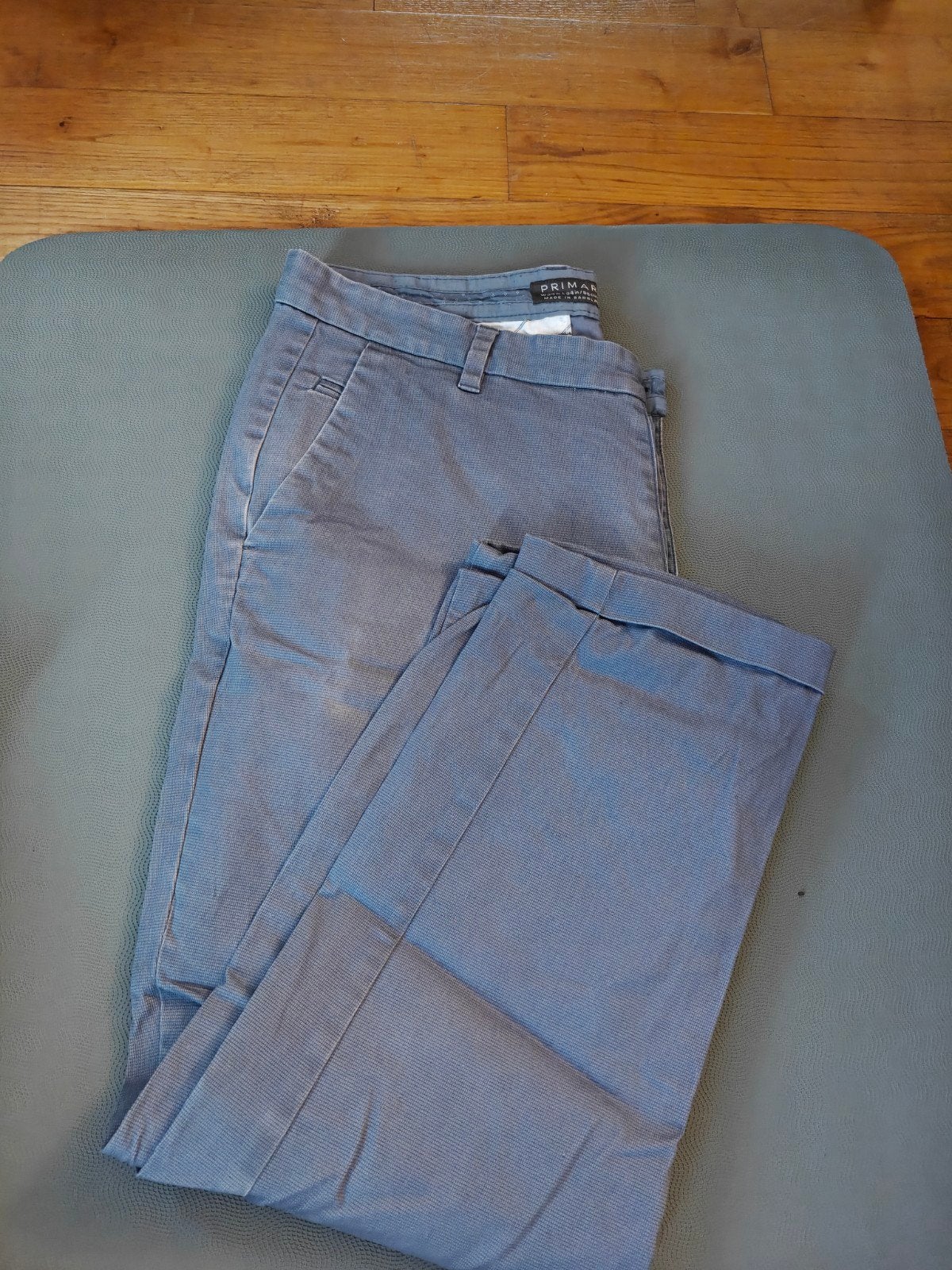 pantalons Chino slim homme bleu/noir 1=2 euros - 3euros lot, Enlèvement, Bleu