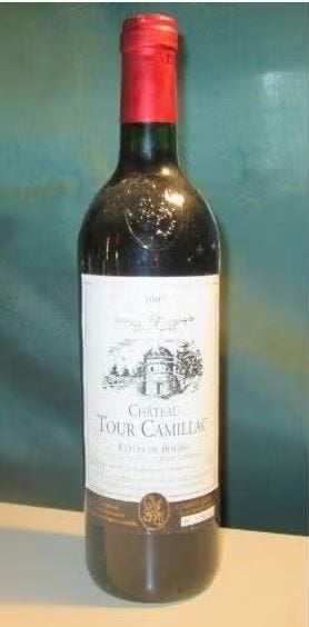 1 bouteille Château La Tour Camillac - Côtes de Bourg - 2007, Enlèvement ou Envoi, Pleine, Comme neuf, Vin rouge
