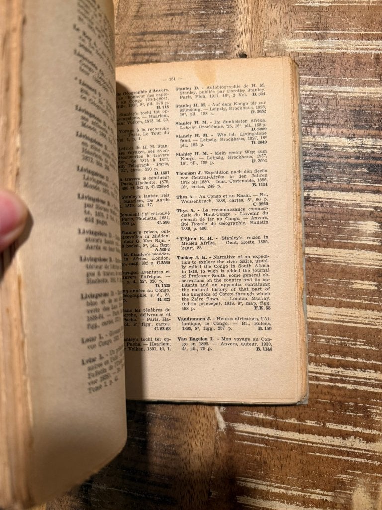Congo-bibliographie - Chr. Monheim, Antiek en Kunst, Ophalen of Verzenden, Chr. Monheim