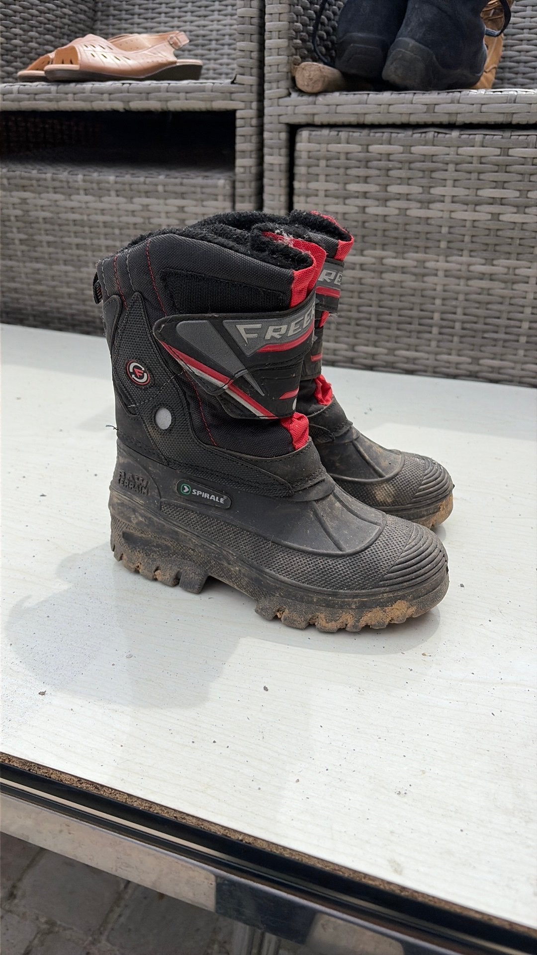 Winter laarzen, Garçon, Bottes, Enlèvement, Utilisé