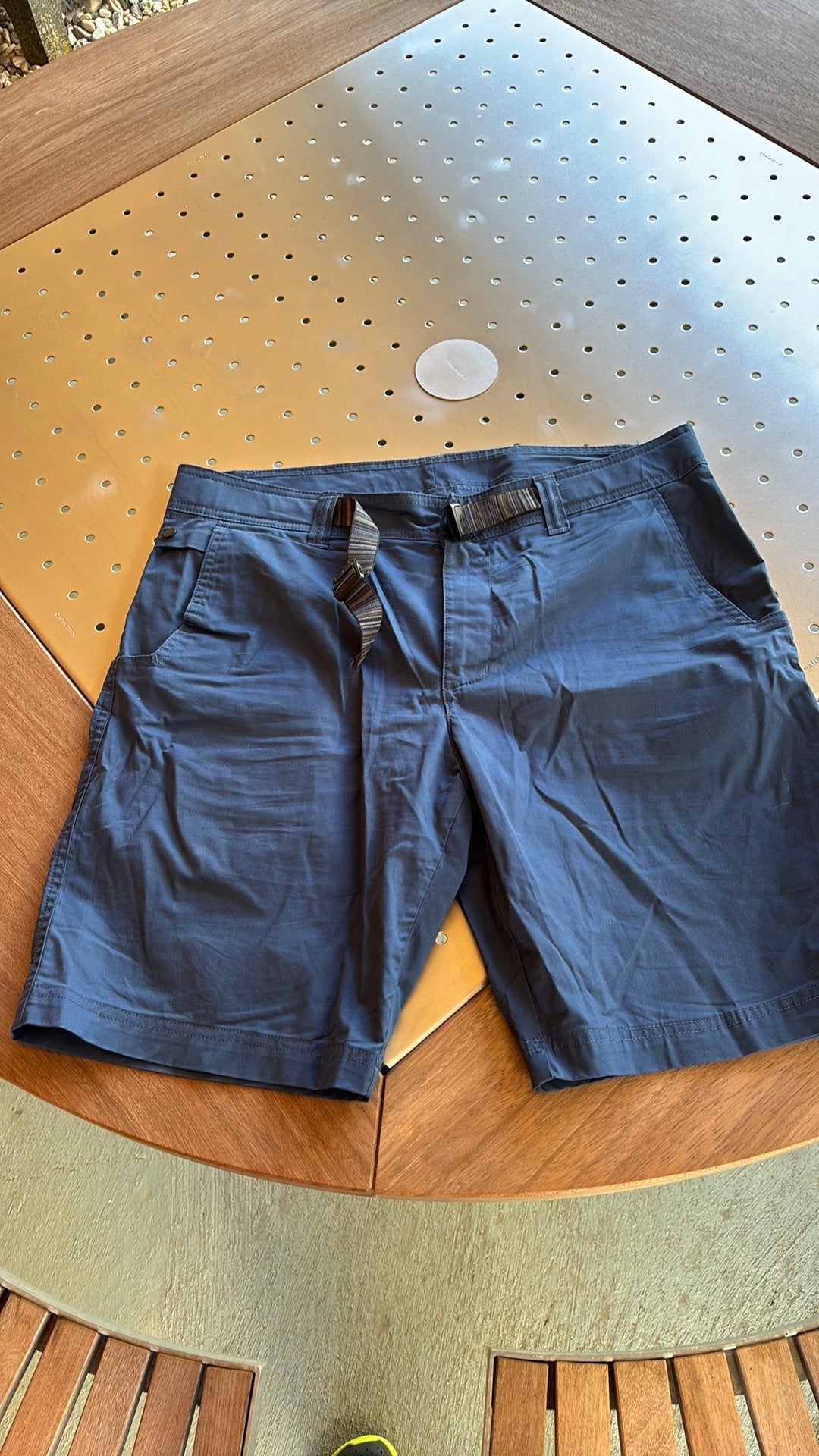 BLAUWE KORTE BROEK COLUMBIA 36, Ophalen of Verzenden, Nieuw, Overige maten, Blauw