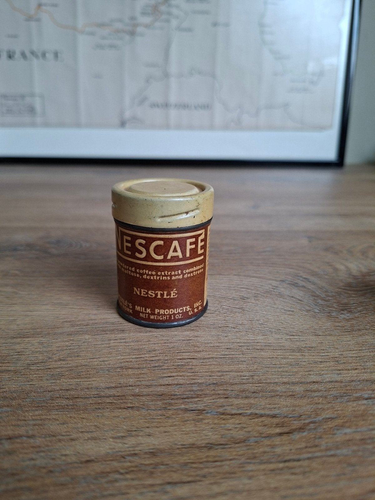 Petite boîte à café Nescafé américaine WW2, Collections, Enlèvement ou Envoi