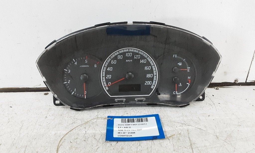 COMPTEUR DE VITESSE Suzuki Swift (ZA / ZC / ZD1 / 2/3/9), Mevr. I. Hauben, Utilisé, Rue de l'Espoir 34 34
4030  GRIVEGNÉE, BE