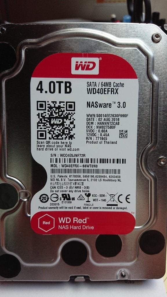 WD harde schijf 4 TB, Ophalen, Zo goed als nieuw, WD (Western Digital), Extern