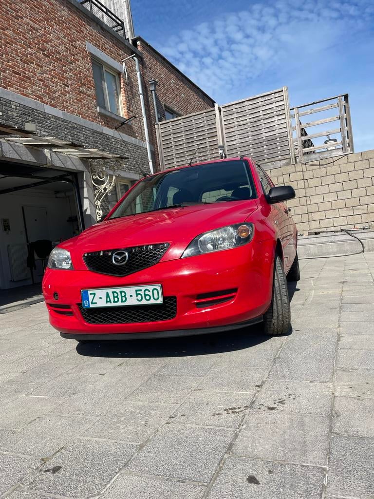 Mazda 2 benzine – 2003 – met garantie!, Auto's, Bedrijf, 5 deurs, Stadsauto, Te koop