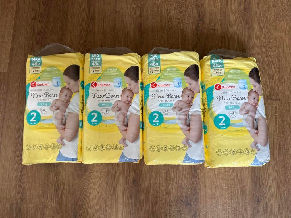 Kruidvat luiers maat 2 newborn, Ophalen of Verzenden