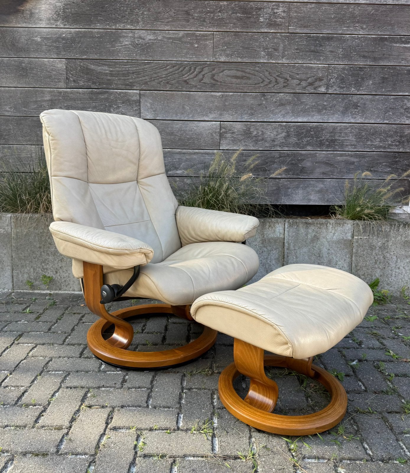 Design Fauteuil Stressless met voetenbank - Zeer nette staat, Huis en Inrichting, Jori Durlet Fsm Leolux Himolla De Sede Votra Eames