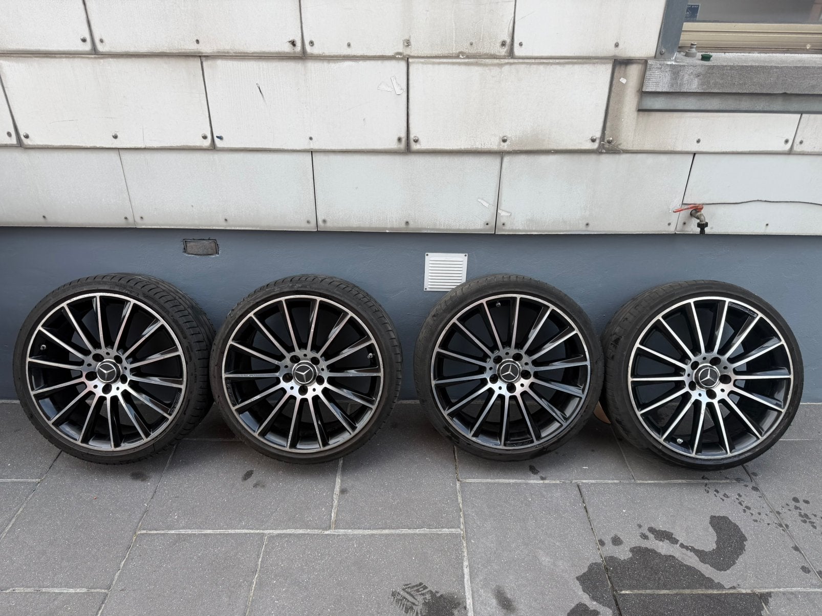 Jantes mercedes 5x112, Enlèvement ou Envoi, Pneu(s)