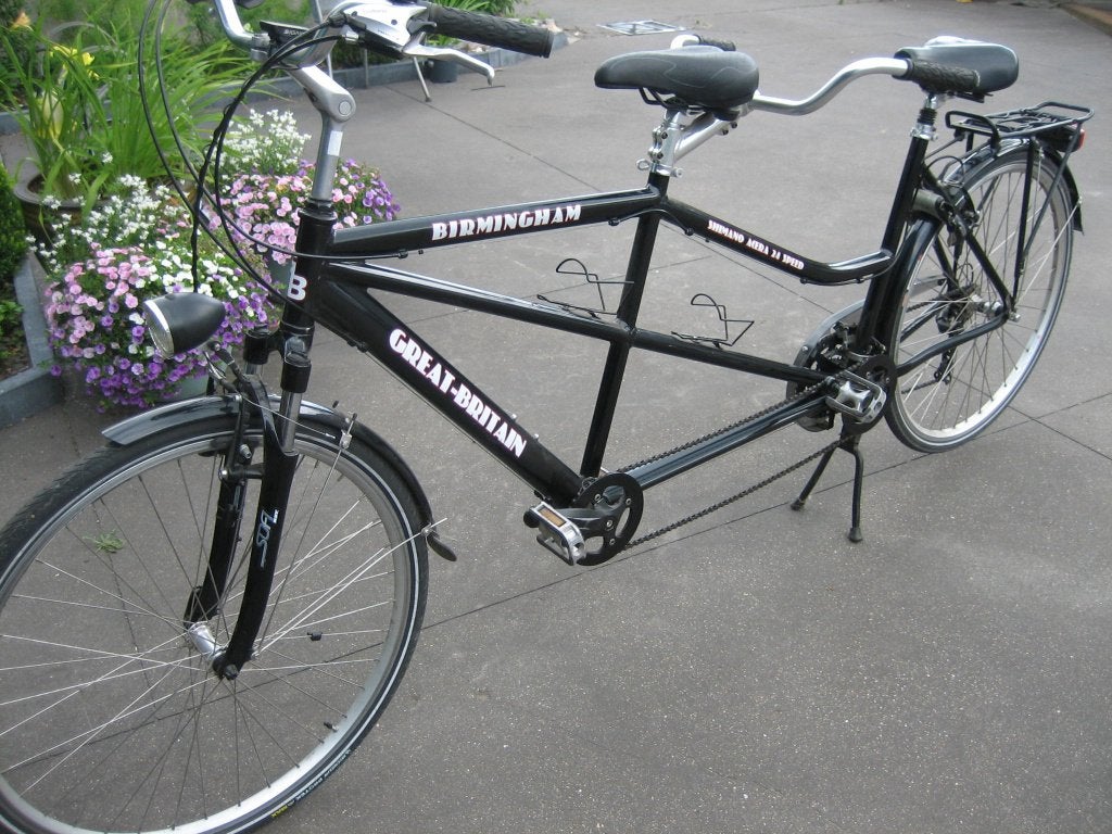 Fiets tandem, Vélos & Vélomoteurs, 51 à 55 cm, 10 à 15 vitesses, Frein sur jante, Enlèvement ou Envoi