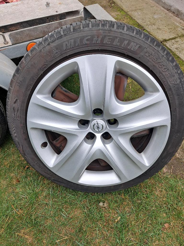 Stalen Velgen Opel Astra, Auto-onderdelen, Ophalen, Winterbanden, Banden en Velgen