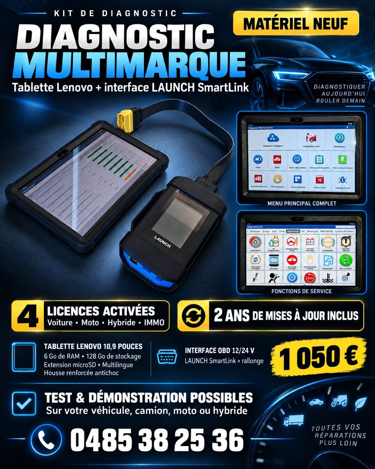 Diagnostic Pro-tablet van meerdere merken, Boeken, Ophalen of Verzenden, Zo goed als nieuw