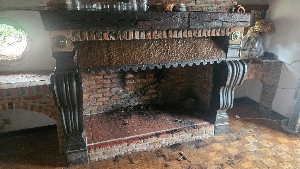 Antieke openhaard, Huis en Inrichting, Haarden, Ophalen, Gebruikt, Houthaard