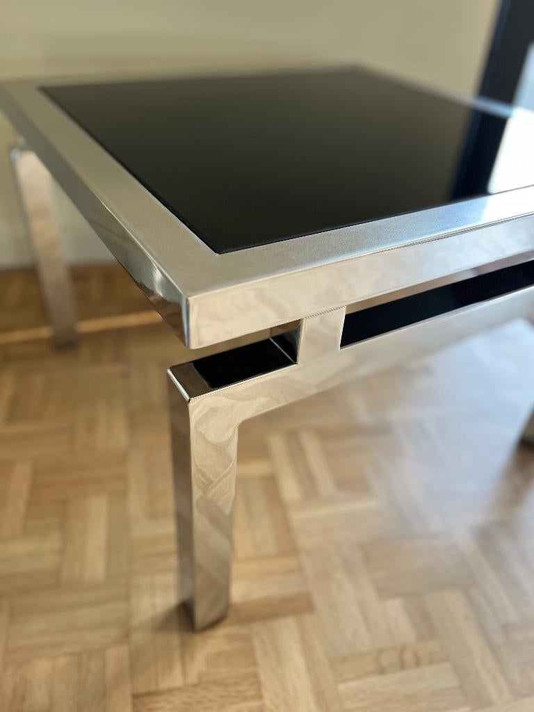Table d'appoint design vintage chromée 60 70, Maison & Meubles, Tables | Tables d'appoint, Utilisé, Carré, Moins de 45 cm, 55 à 75 cm