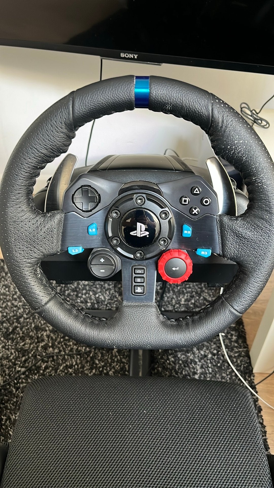 Logitech G29 racestuur + PS5/PS4/PC pedaalbord, Ophalen, Zo goed als nieuw, Stuur of Pedalen, PlayStation 4