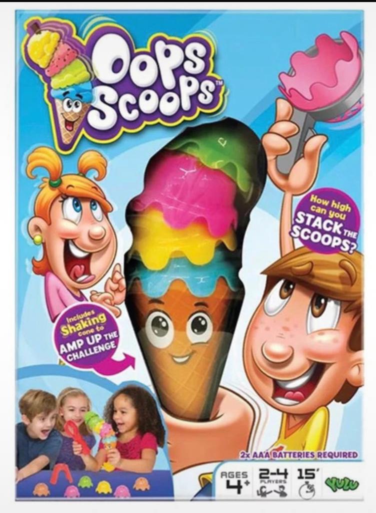 Kinderspel Oops Scoops van YULU - spannend behendigheidsspe, Ophalen of Verzenden, Zo goed als nieuw