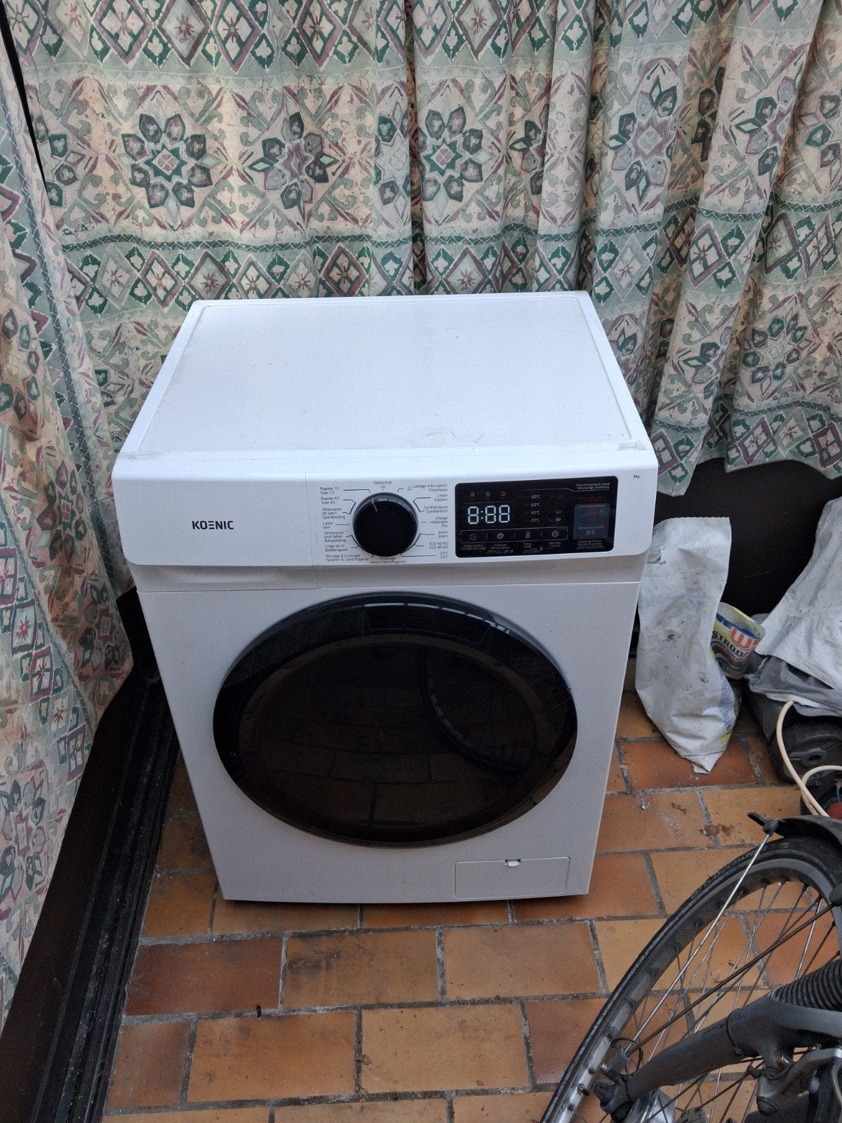 wasmachine, Ophalen, Zo goed als nieuw